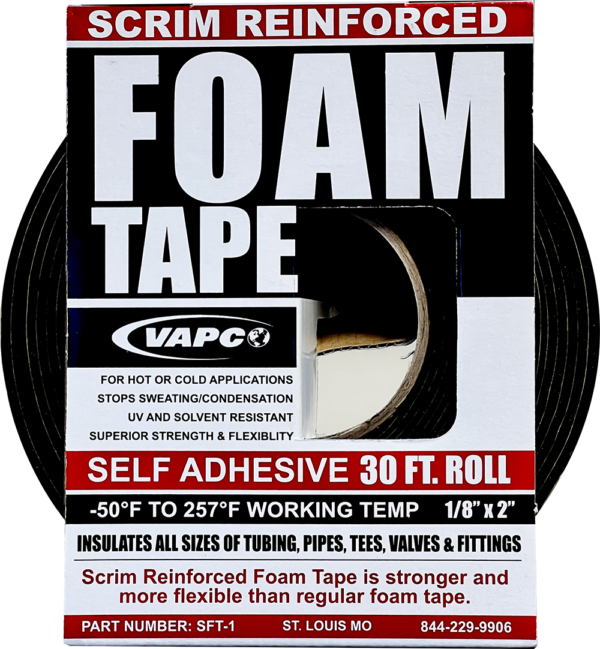 Foam Tape, Scrim Reinforced