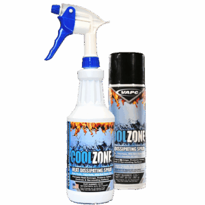 A container of COOL ZONE, a specialized heat protection gel for brazing, soldering, and welding