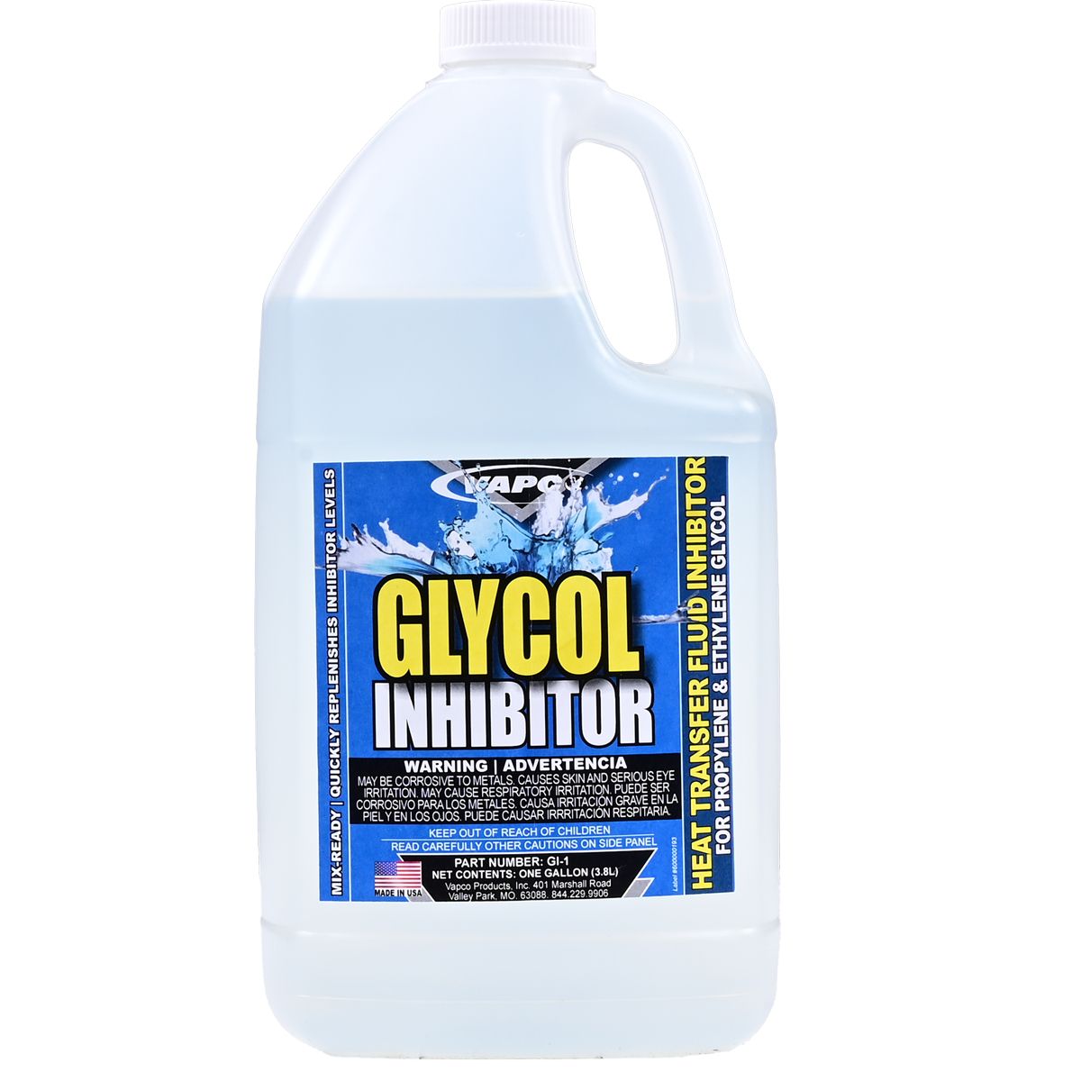 Glycol Inhibitor GI-1, 5, 55 - Vapco Solutions - Innovating HVACR