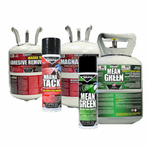 Adhesive Aerosols