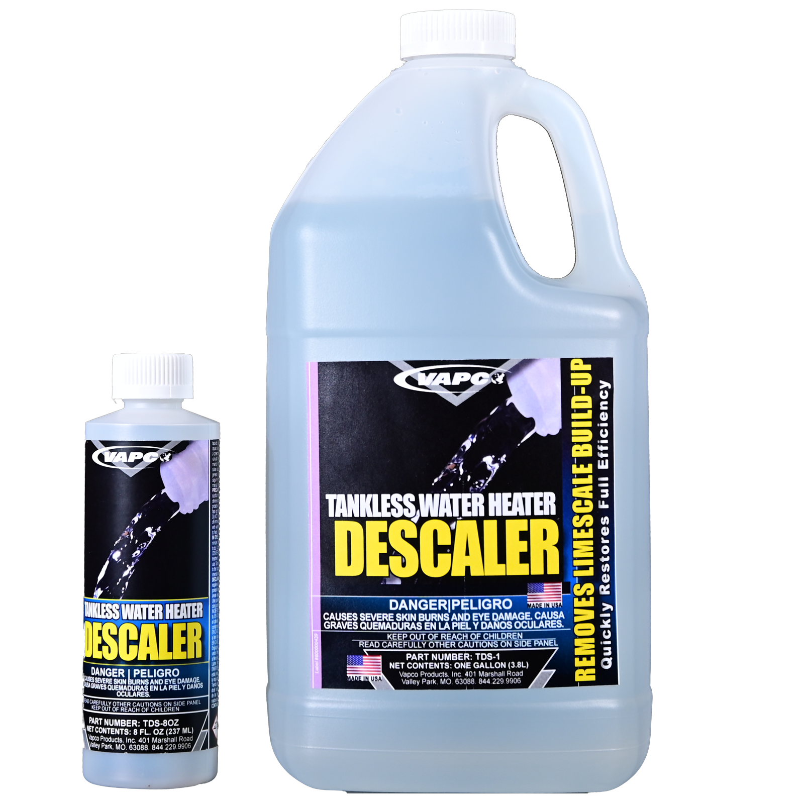 Tankless Water Heater Descaler TDS-8OZ,1 Gallon