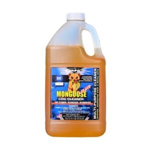 Mongoose mini split coil cleaner liquid concentrate (1 gallon) – NSF registered, microchannel compatible