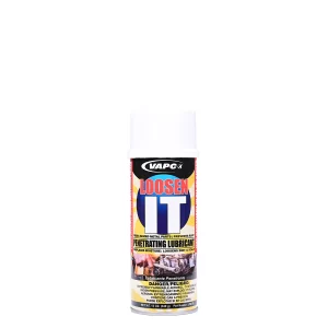 A can of LOOSEN IT, a powerful, non-flammable penetrating lubricant for freeing rusted parts