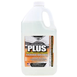 PLUS non-acid coil cleaner in a gallon jug for HVAC systems