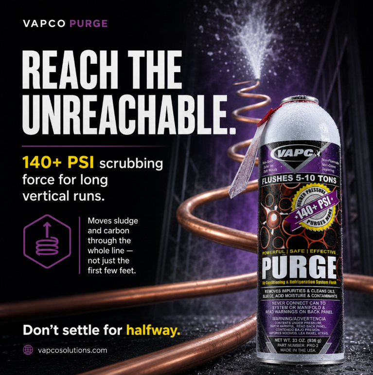 Vapco Purge HVAC Line Set Flush
